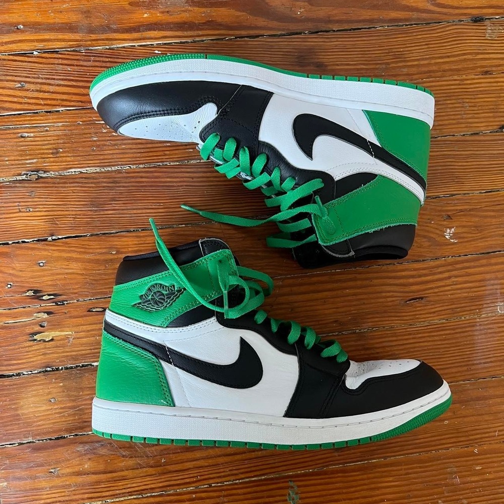 Jordan 1 Retro High OG "Lucky Green" size 11.5